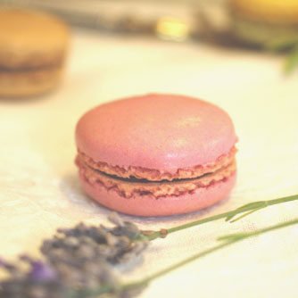 Macarons à la fraise de Carpentras